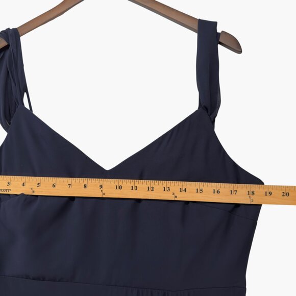 Birdy Grey Devin Chiffon Convertible Midnight Navy Blue Dress Size XL - Picture 7 of 8